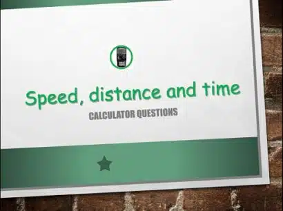 Maths IGCSE Topic 01.13: Speed, Distance and Time - (0607)