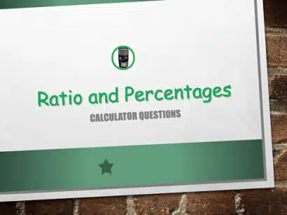 Maths IGCSE Topic 01.08: Ratio and Percentages - (0607)