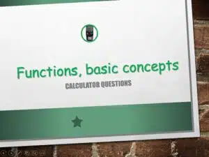Maths IGCSE Topic 03.01: Basic concepts of functions - (0607)