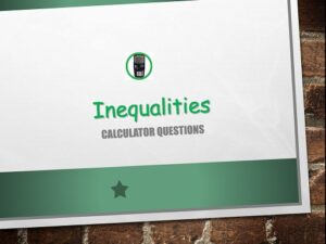 Maths IGCSE Topic 02.01: Inequalities - (0607)