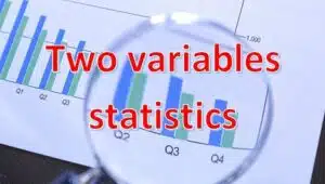 11.2 Two variables statistics