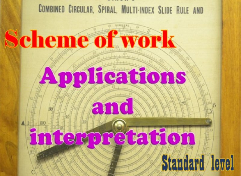 Maths IBAI - Scheme of work - SL