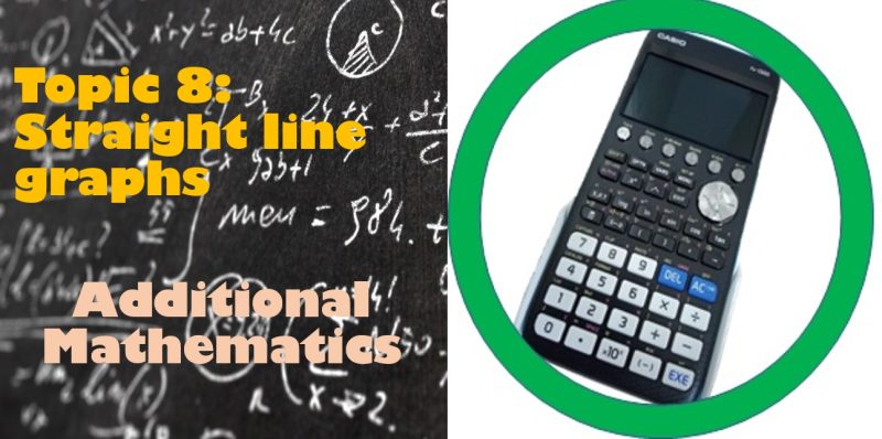 Maths Topic 08: Straight line graphs - Additional Maths