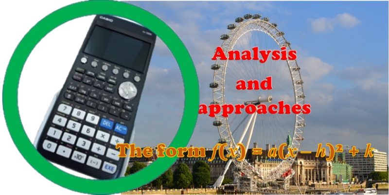 Maths IB 2.6.3 The quadratic, function vertex form – A & A SL
