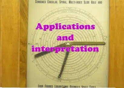 IB Mathematics – Applications and interpretation