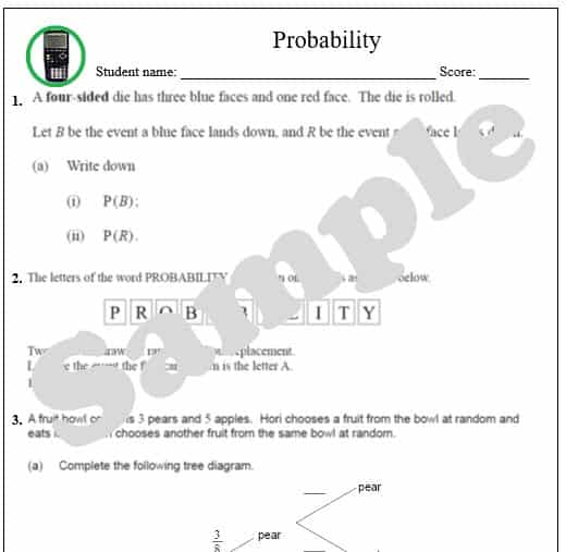 Maths IB 4.5 Probability – Applications and interpretationSL
