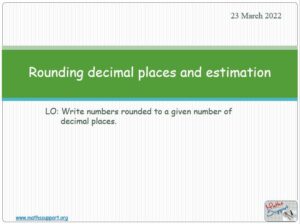 Maths IGCSE C1.11.0 Rounding to decimal places