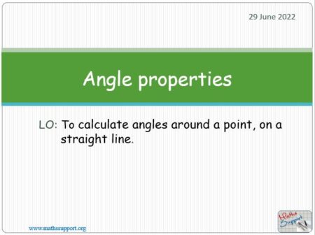 Maths IGCSE C5.4 Angle properties