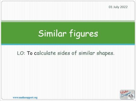Maths IGCSE C5.5 Similarity