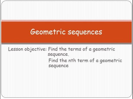 Maths IBAI - 1.31 Geometric sequences