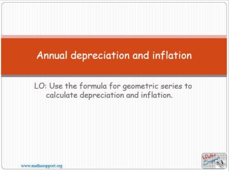 Maths IBAI – 1.42 Annual depreciation and inflation