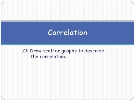Maths IGCSE E11.8 Correlation