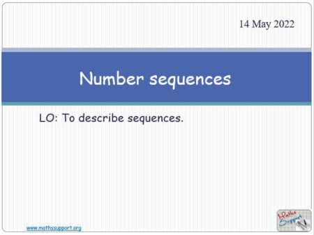 Maths IGCSE E2.12.0 Number sequences