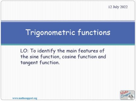 Maths IGCSE E8.80 Graphs of trigonometric functions
