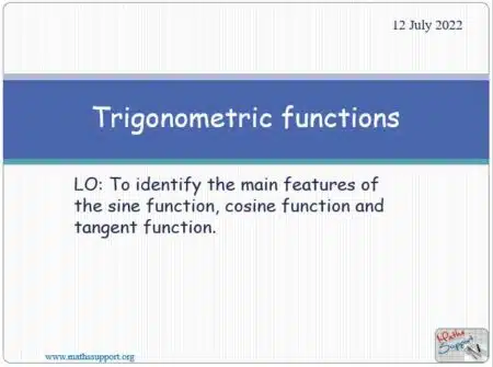 Maths IGCSE E8.80 Graphs of trigonometric functions