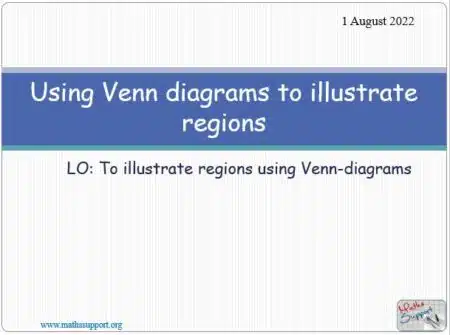 Maths IGCSE E9.32 Shading regions in Venn-diagrams