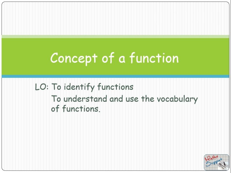 Maths IBAA – 2.21a Introduction to functions