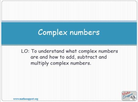 Maths AA-HL 1.12 .1 Complex numbers