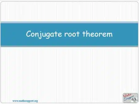 Maths AA-HL 1.14.1 Conjugate root theorem