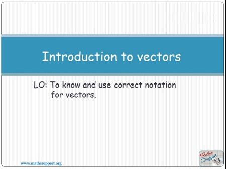 Maths AA-HL 3.12.1 Introduction to vectors