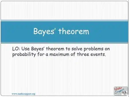Maths AA-HL 4.13.1 Bayes’ theorem