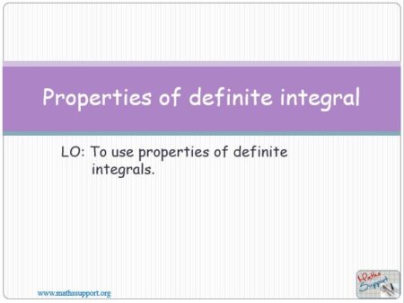 Maths AP 6.07 Definite integral