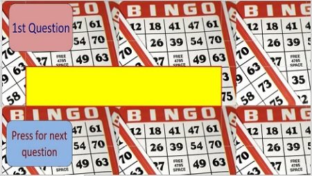 Maths Bingo – Adding and subtracting fractions