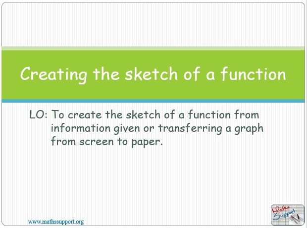 Maths IBAA – 2.32 Creating a sketch from information given or a context