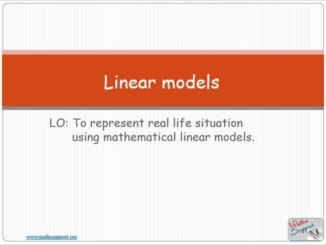 Maths IBAI – 2.51 The linear model
