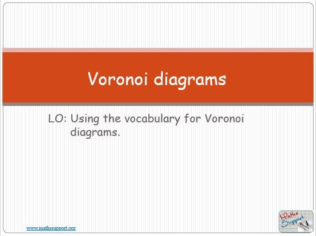 Maths IBAI – 3.61 Voronoi diagrams