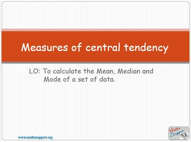 Maths IBAI – 4.31 Mean, median and mode