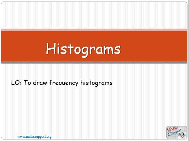 Maths IBAI – 4.22 Frequency Histograms