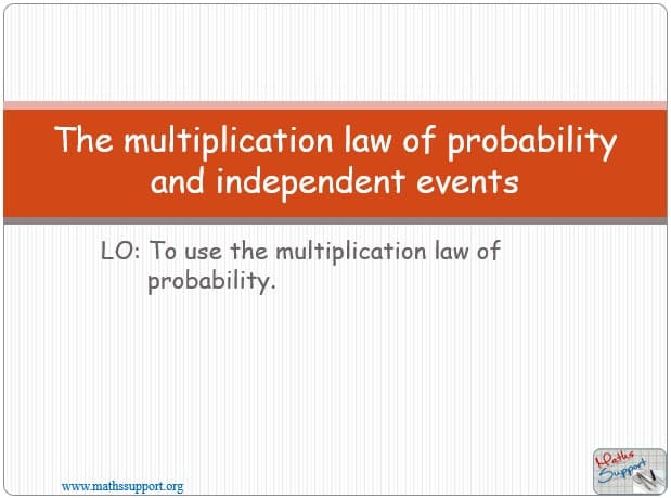 Maths IBAI – 4.65 Independent events