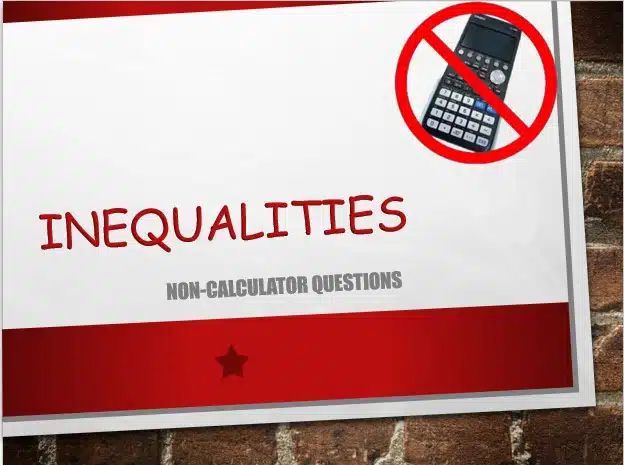 Maths IGCSE Topic 02.01: Inequalities - (0607)