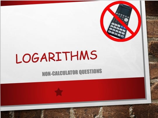 Maths IGCSE Topic 03.10: Logarithms - (0607)