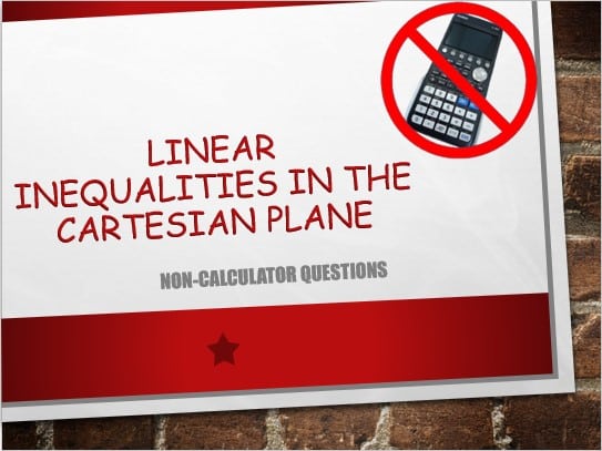 Maths IGCSE Topic 04.07: Linear inequalities in the Cartesian plane - (0607)