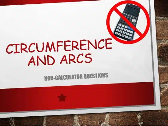 Maths IGCSE Topic 07.03: Circumference and arcs - (0607)