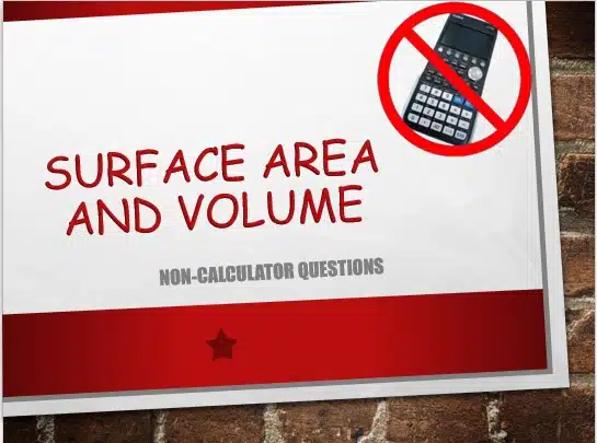 Maths IGCSE Topic 07.04: Surface area and volume - (0607)