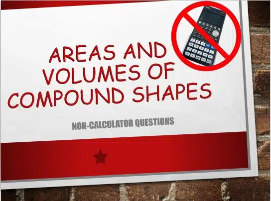 Maths IGCSE Topic 07.05: Areas and volumes of compound shapes - (0607)