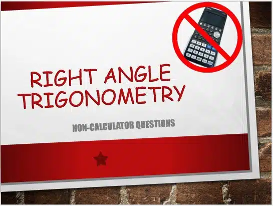 Maths IGCSE Topic 08.01: Right angle Trigonometry - (0607)