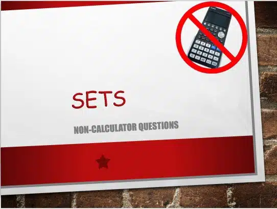 Maths IGCSE Topic 09: Sets - (0607)