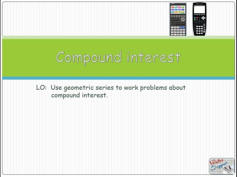 Maths IBAA – 1.41 Compound interest