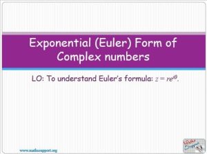Maths AI-HL 1.13.3 Exponential form of complex numbers